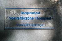 muurschild Gediplomeerd Voetreflex Therapeut